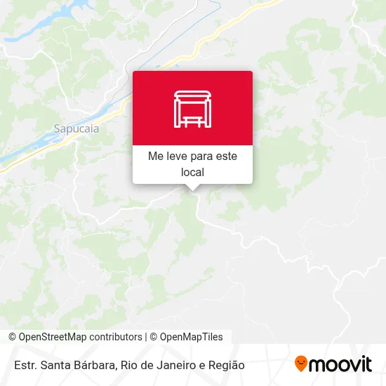 Estr. Santa Bárbara mapa
