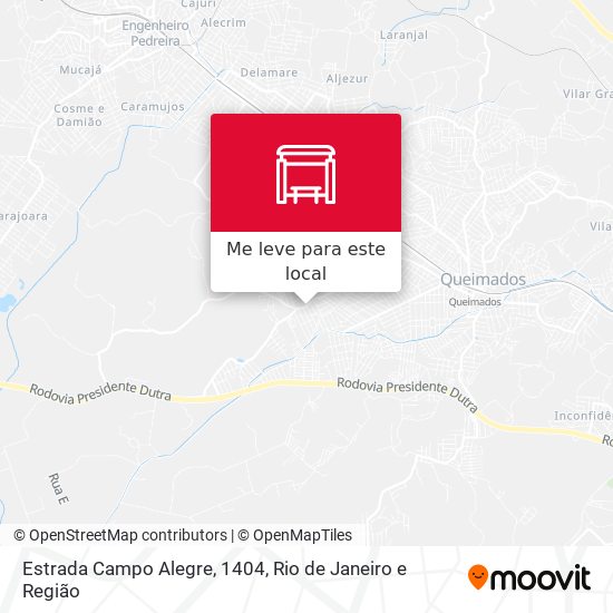 Estrada Campo Alegre, 1404 mapa