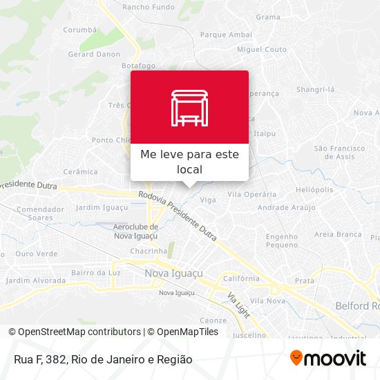 Rua F, 382 mapa