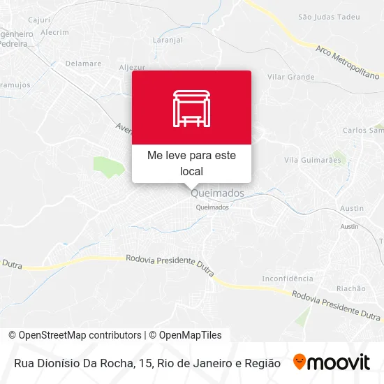 Rua Dionísio Da Rocha, 15 mapa