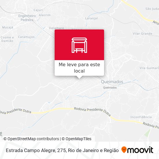 Estrada Campo Alegre, 275 mapa