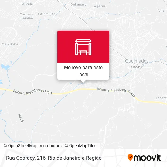 Rua Coaracy, 216 mapa
