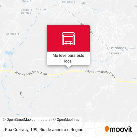 Rua Coaracy, 199 mapa