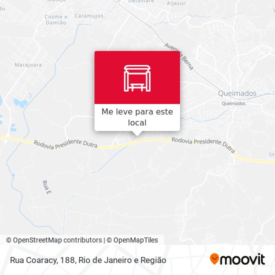 Rua Coaracy, 188 mapa