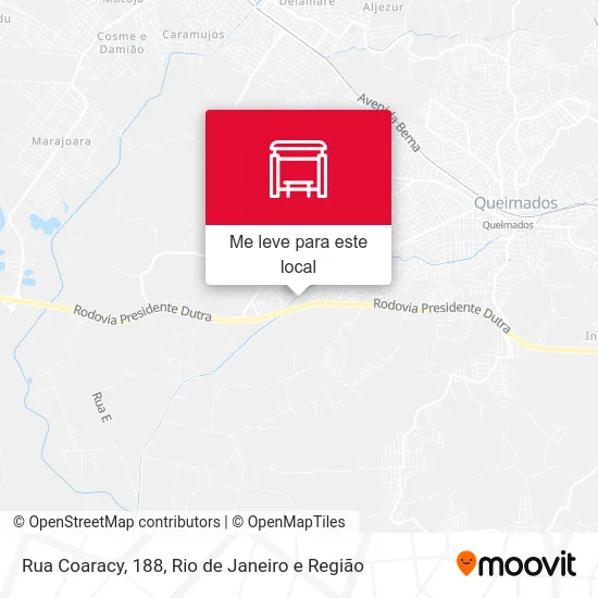 Rua Coaracy, 188 mapa
