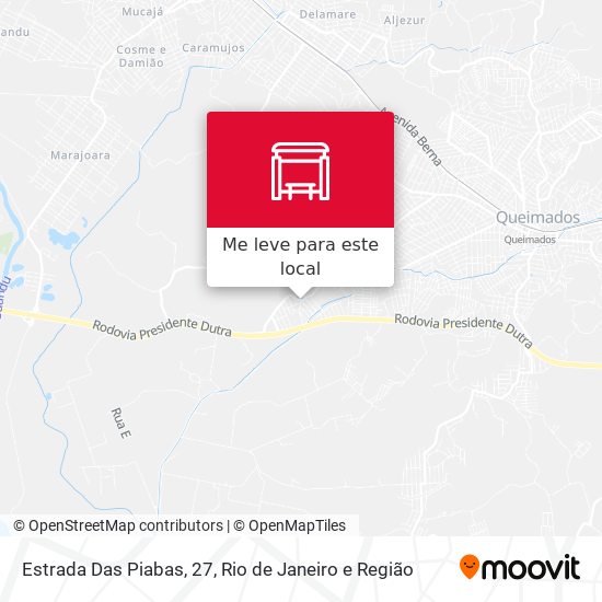 Estrada Das Piabas, 27 mapa