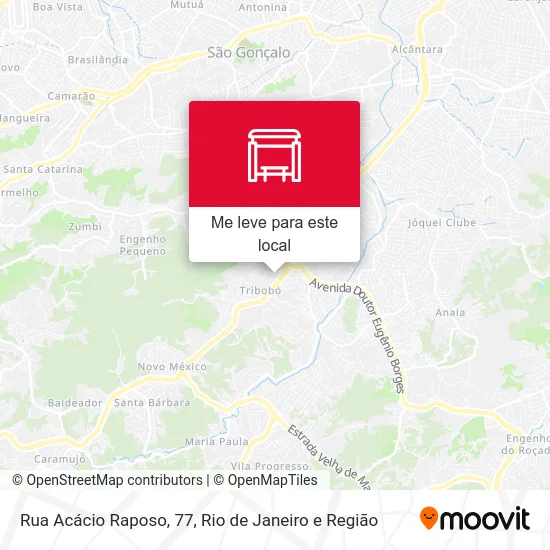 Rua Acácio Raposo, 77 mapa