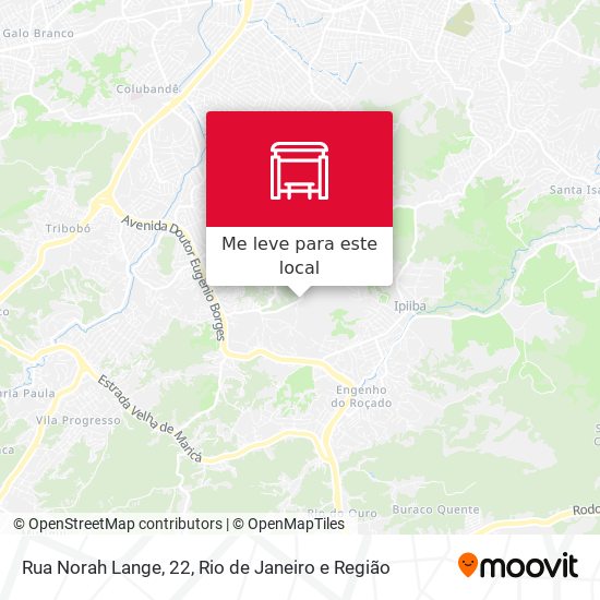 Rua Norah Lange, 22 mapa