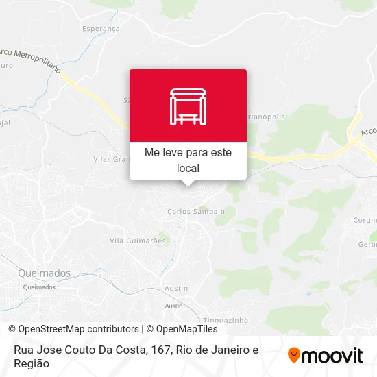 Rua Jose Couto Da Costa, 167 mapa