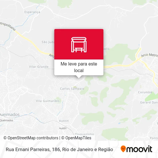 Rua Ernani Parreiras, 186 mapa