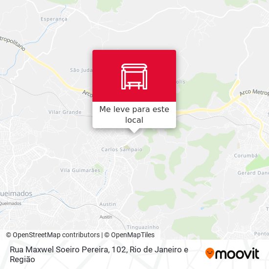 Rua Maxwel Soeiro Pereira, 102 mapa