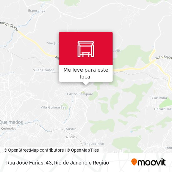 Rua José Farias, 43 mapa