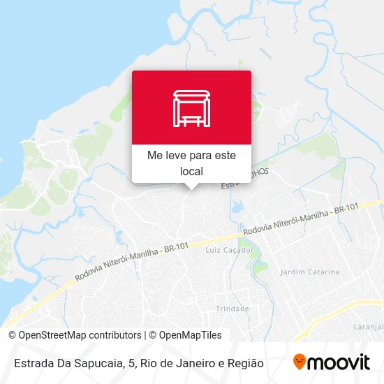 Estrada Da Sapucaia, 5 mapa