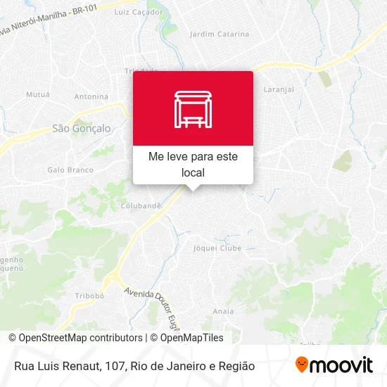 Rua Luis Renaut, 107 mapa