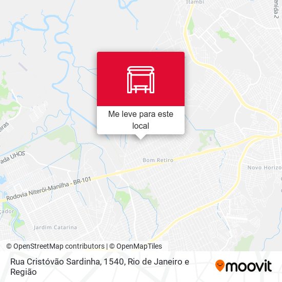 Rua Cristóvão Sardinha, 1540 mapa