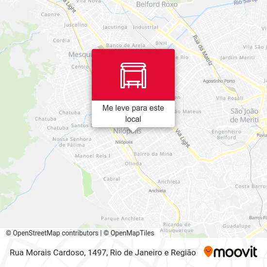 Rua Morais Cardoso, 1497 mapa