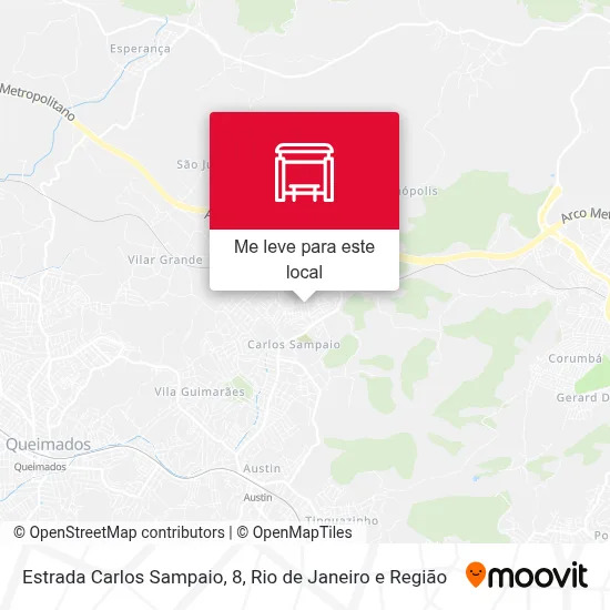 Estrada Carlos Sampaio, 8 mapa