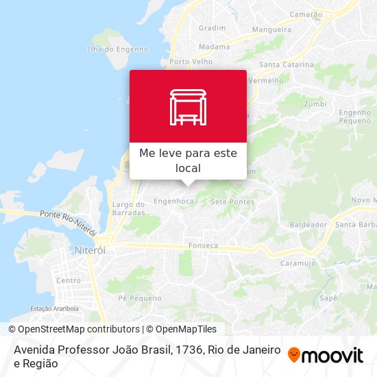 Avenida Professor João Brasil, 1736 mapa