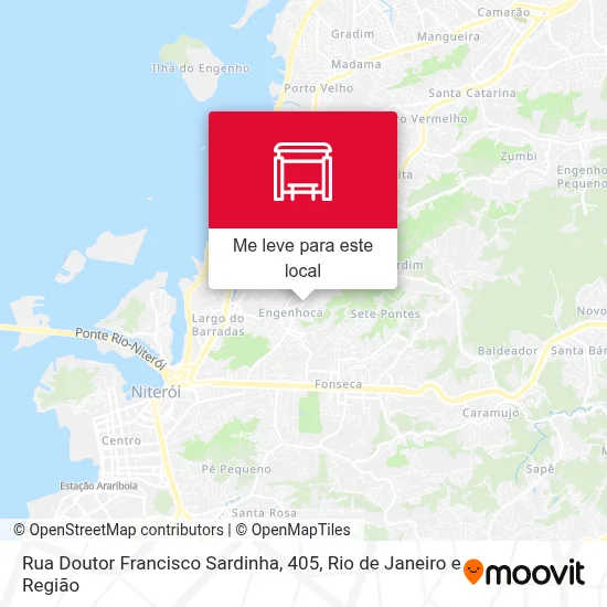 Rua Doutor Francisco Sardinha, 405 mapa