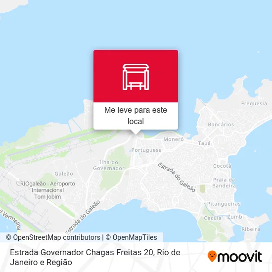 Estrada Governador Chagas Freitas 20 mapa