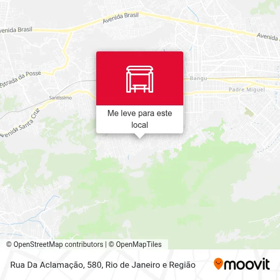 Rua Da Aclamação, 580 mapa