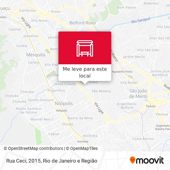 Rua Ceci, 2015 mapa