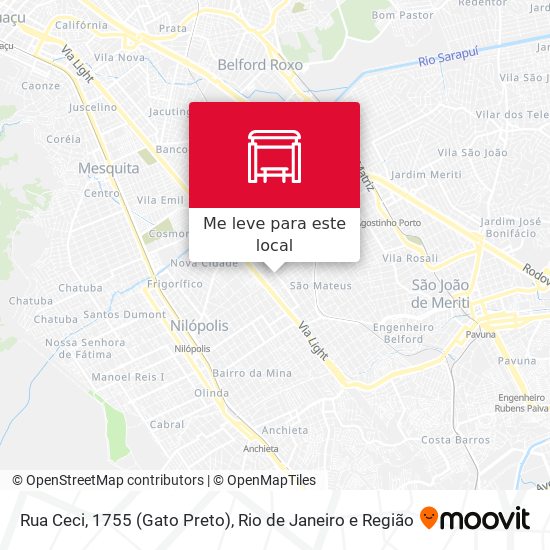 Rua Ceci, 1755 (Gato Preto) mapa