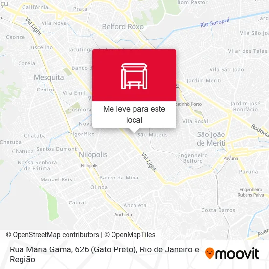 Rua Maria Gama, 626 (Gato Preto) mapa