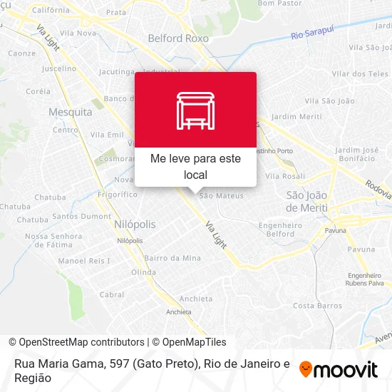 Rua Maria Gama, 597 (Gato Preto) mapa