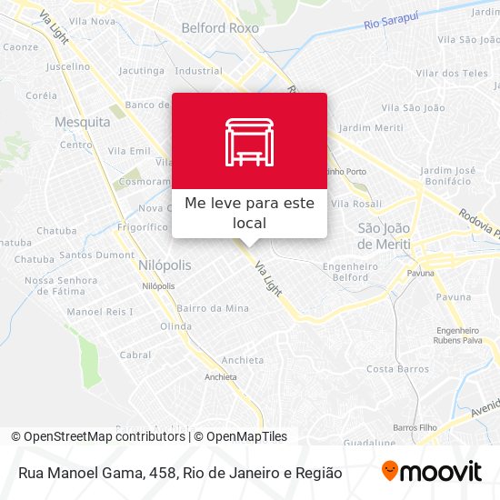 Rua Manoel Gama, 458 mapa