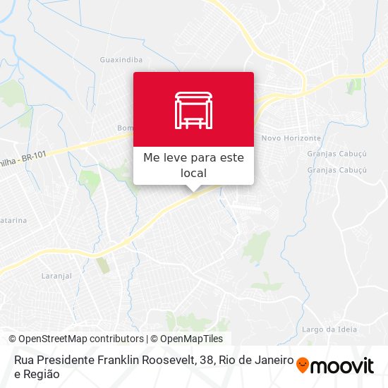 Rua Presidente Franklin Roosevelt, 38 mapa