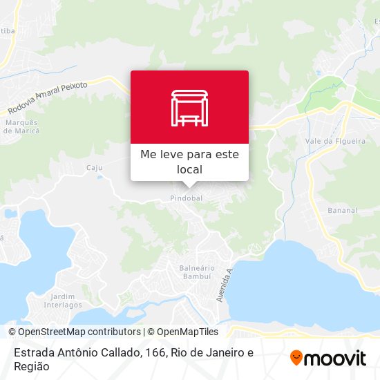 Estrada Antônio Callado, 166 mapa