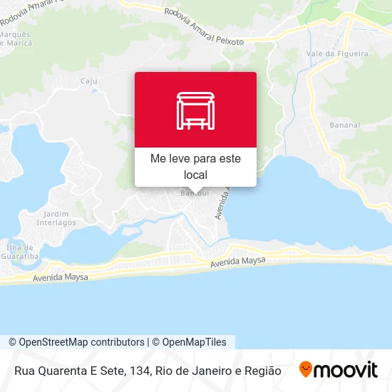 Rua Quarenta E Sete, 134 mapa