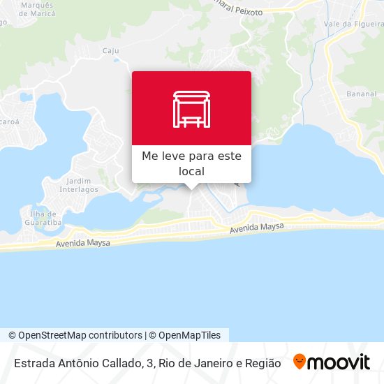 Estrada Antônio Callado, 3 mapa