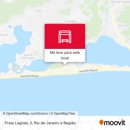 Praia Lagoas, 0 mapa
