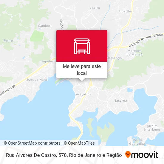Rua Álvares De Castro, 578 mapa