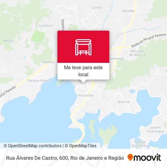Rua Álvares De Castro, 600 mapa