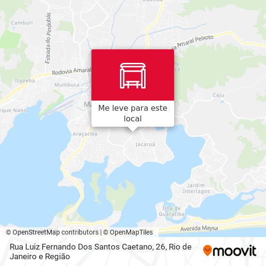 Rua Luiz Fernando Dos Santos Caetano, 26 mapa