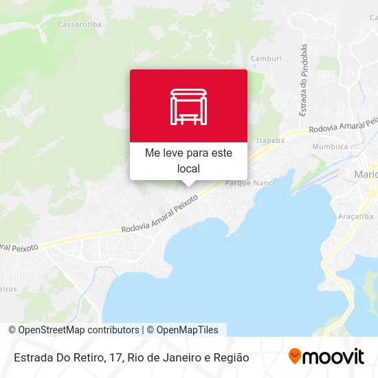 Estrada Do Retiro, 17 mapa