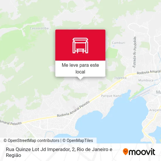 Rua Quinze Lot Jd Imperador, 2 mapa