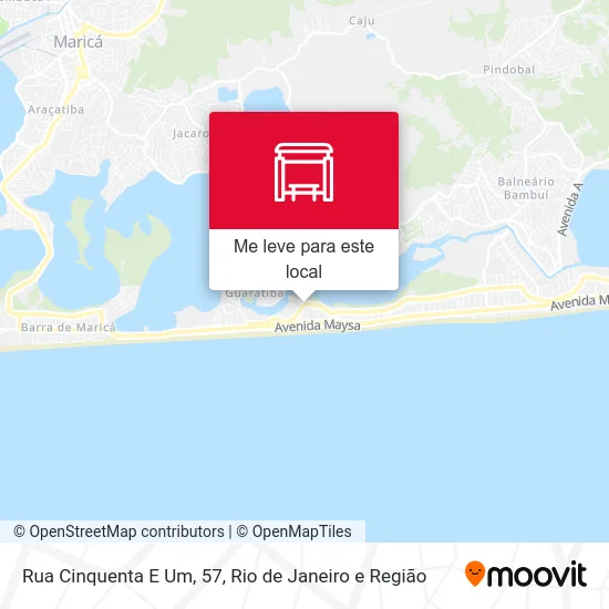 Rua Cinquenta E Um, 57 mapa