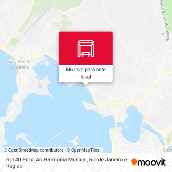 Rj 140 Próx. Ao Harmonia Musical mapa