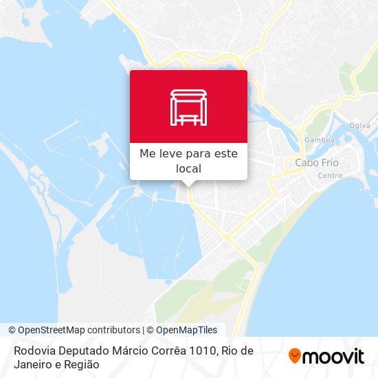 Rodovia Deputado Márcio Corrêa 1010 mapa