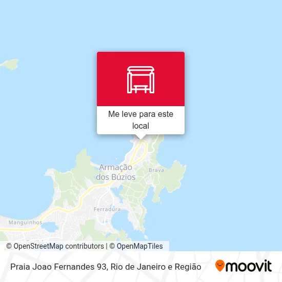 Praia Joao Fernandes 93 mapa
