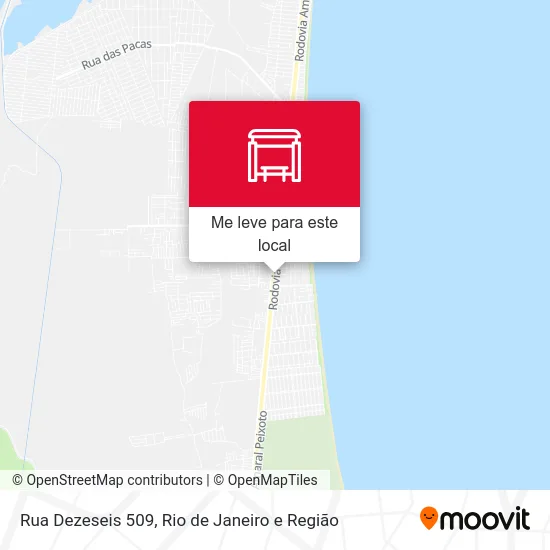 Rua Dezeseis 509 mapa