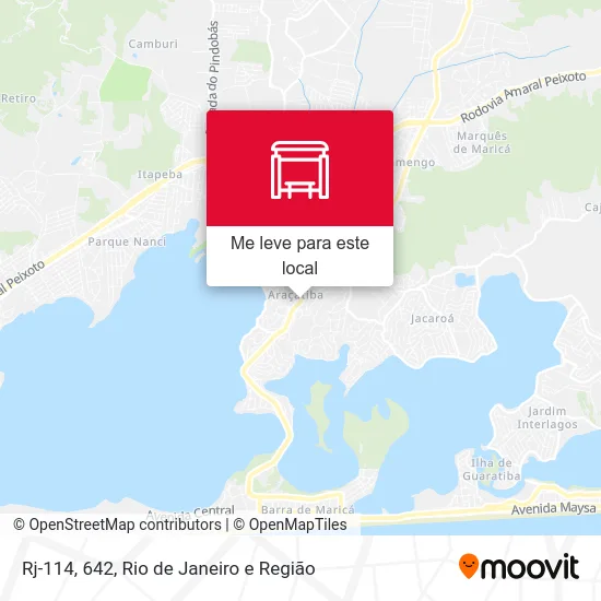Rj-114, 642 mapa