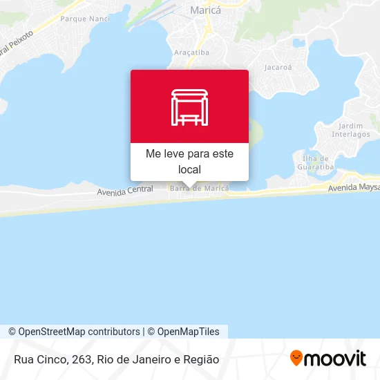 Rua Cinco, 263 mapa