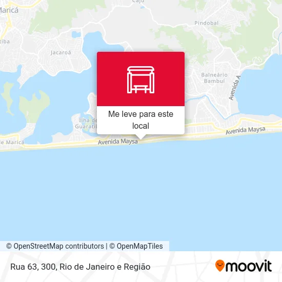 Rua 63, 300 mapa