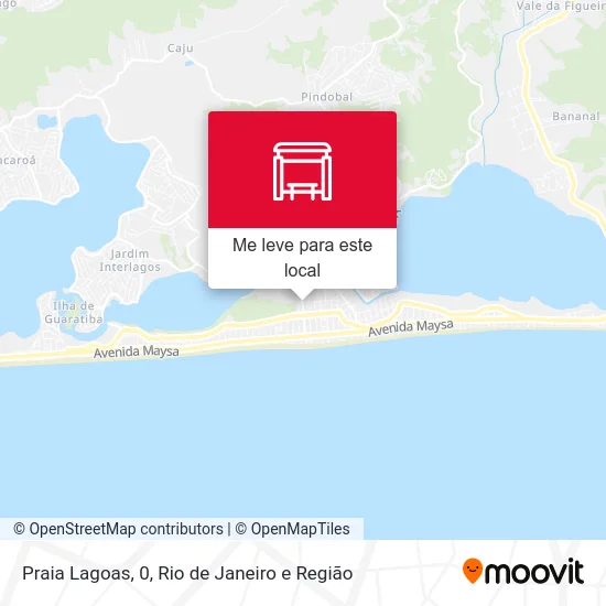 Praia Lagoas, 0 mapa