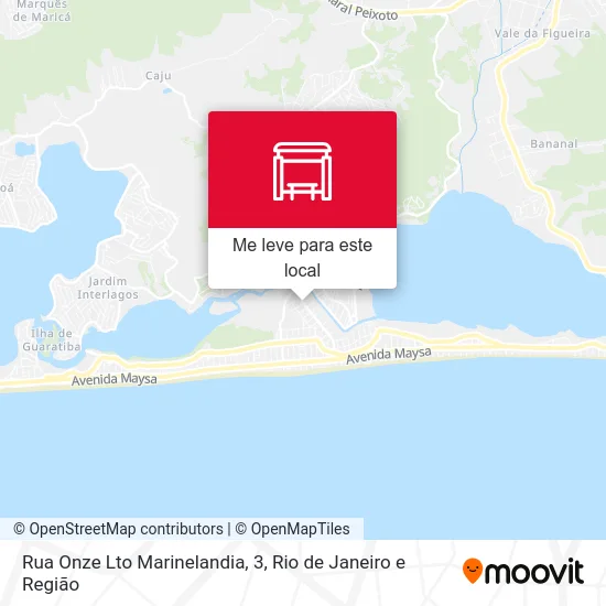 Rua Onze Lto Marinelandia, 3 mapa